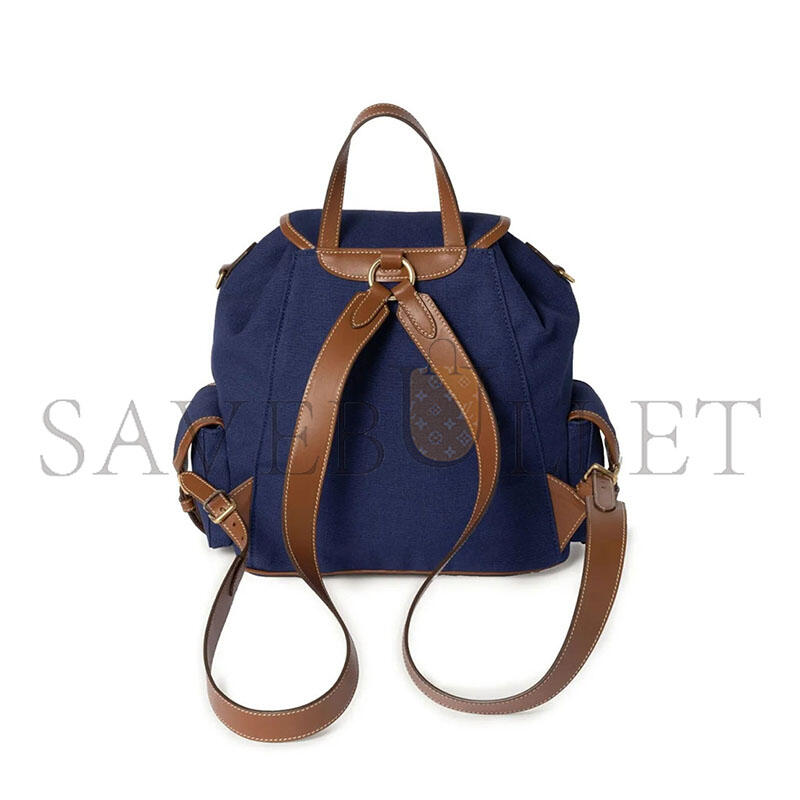 MIU MIU CANVAS AND LEATHER BACKPACK 5BZ042 (29.5*25*12.5cm) MIU MIU CANVAS AND LEATHER BACKPACK 5BZ042 (29.5*25*12.5cm)
